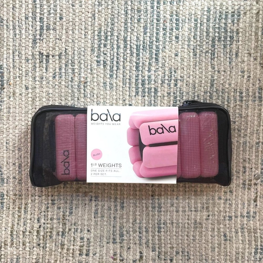 NIP Bala Bangles - 1 Pound Weights You Wear in Blush